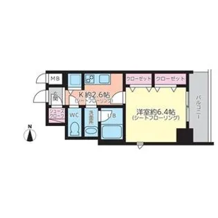 AVANTI atsuta【4階】の間取り