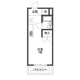 川辺529ビル【4G号室】の間取り