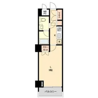 スクエア名駅南【5階】の間取り