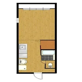 PLUSSUM COAST 港【206号室】の間取り