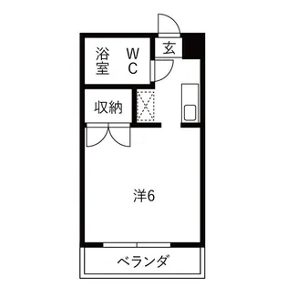 コーポオアシス【3G号室】の間取り