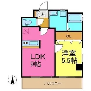 アネックスM&K【206号室】の間取り