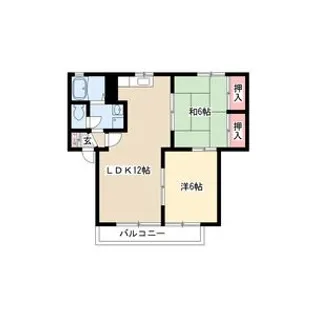 サニーコート【2階】の間取り