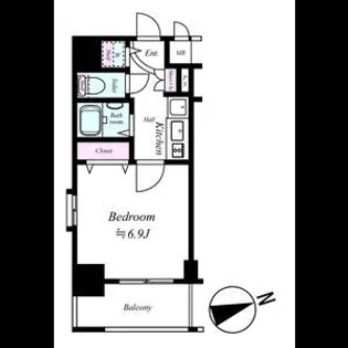 プレサンス久屋大通公園サウス【501号室号室】の間取り