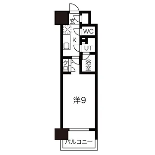 フローラル東別院【7階】の間取り