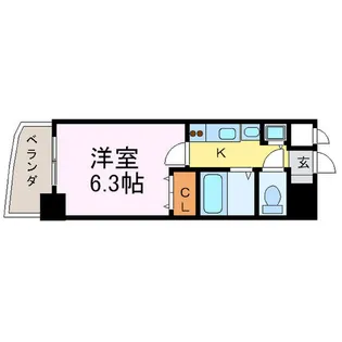プレサンス大須観音駅前サクシード【8階】の間取り