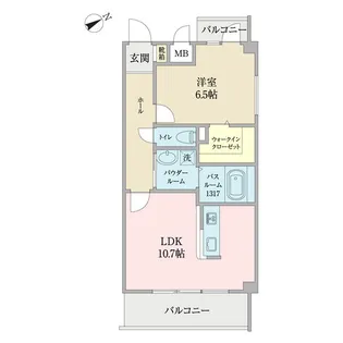 ステップコート【0103号室】の間取り