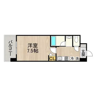 CITY SPIRE 名古屋本陣【3階】の間取り