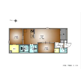 REGALESTラヴ守山【3階】の間取り
