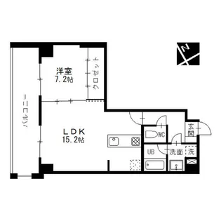 エルミタージュ新栄【7階】の間取り