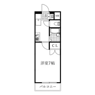 ベルコモンズ池見【3階】の間取り