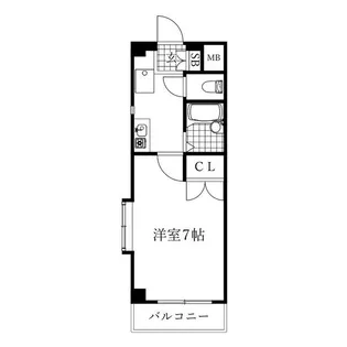 ベルコモンズ池見【2階】の間取り
