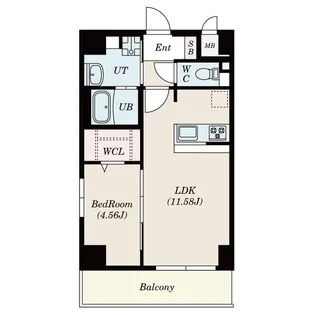 GRANDUKE代官町reverso【3階】の間取り