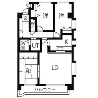 第2ヒルハイツ浅井【1階】の間取り