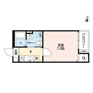 Beatus東別院(ビータスヒガシベツイン)【202号室】の間取り