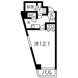 シティ・パーク矢場【4階】の間取り