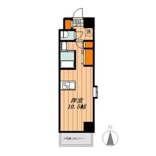 エルミタージュ名駅西【905号室】の間取り