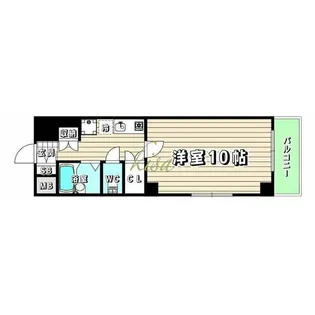 喜八マンション【201号室】の間取り