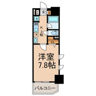 ベレーサ名駅ウエスト【8階】の間取り