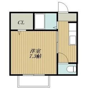 メゾン ド ジュネス【1階】の間取り
