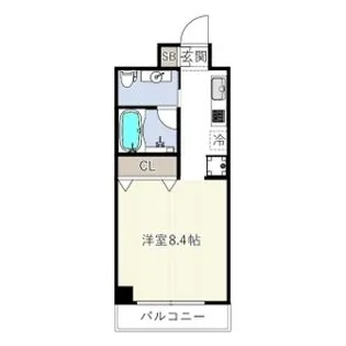 HERBE入船【0701号室】の間取り