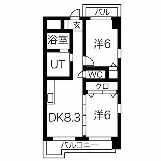 J-PLACE【5階】の間取り