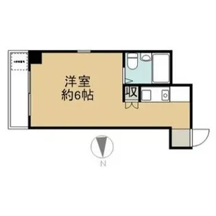 サンシティ八剣【4階】の間取り