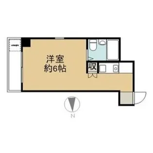 サンシティ八剣【2階】の間取り