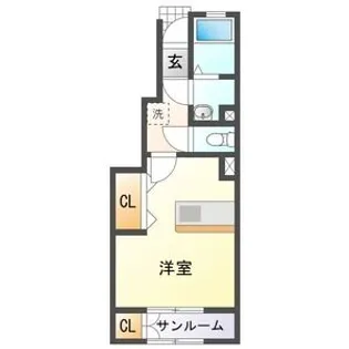 メゾン・ド・モリタⅢ【1階】の間取り