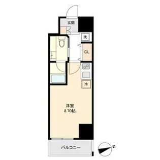 マリオン城西【0405号室】の間取り