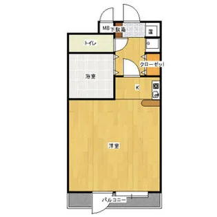 桜山アネックス【706号室】の間取り