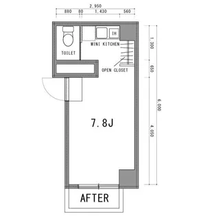 IB SPOT【4C号室】の間取り