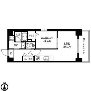 ミズホフジヒロビルディング【6階】の間取り