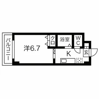 セゾン・ド・アマノ【4C【0部屋】号室】の間取り