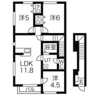 プライム フォレスト【201号室】の間取り