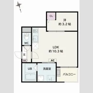 Jack urasatoⅣ【3階】の間取り