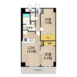 インプルーブ金山【8階】の間取り