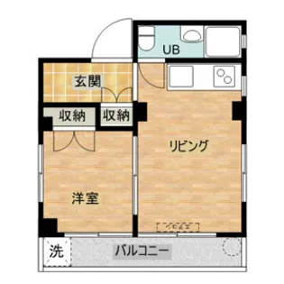 黒門町ハイツ【302号室】の間取り