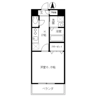 MELIV桜山【2階】の間取り