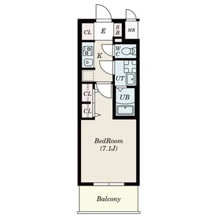 S-RESIDENCE星ヶ丘【9階】の間取り