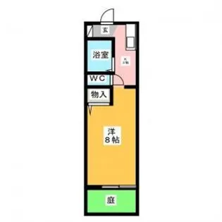 ハイツ花女【1階】の間取り