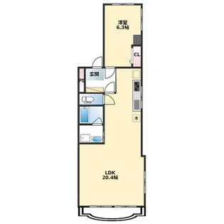 守山グリーンハイツ【4階】の間取り