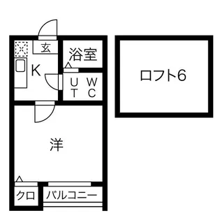 ラピュタ7【2階】の間取り