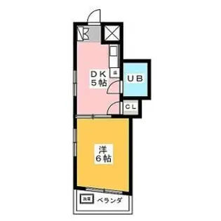 ティージェビバンテ【402号室】の間取り