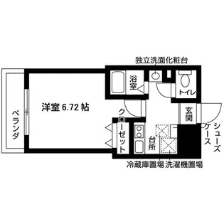 ヒルズ八幡山【3階】の間取り