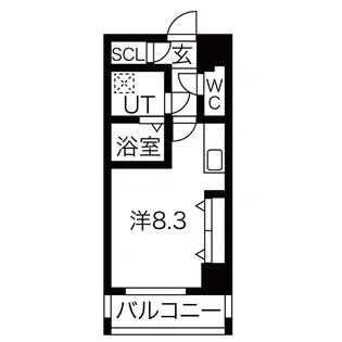 シェモア泉【2階】の間取り