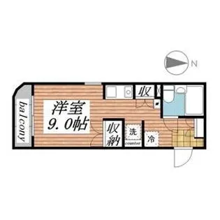 メゾン・ド・リヴァージュ【0105号室】の間取り