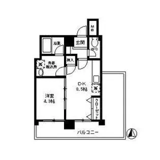 ミネルヴァ本郷【5階】の間取り