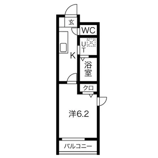 グランテラス八田駅前【3階】の間取り