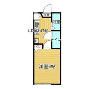 山中ハイツ【201号室】の間取り